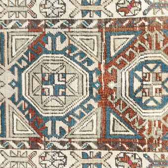 Z1067 Handwoven Vintage Rug 1’9 x 4