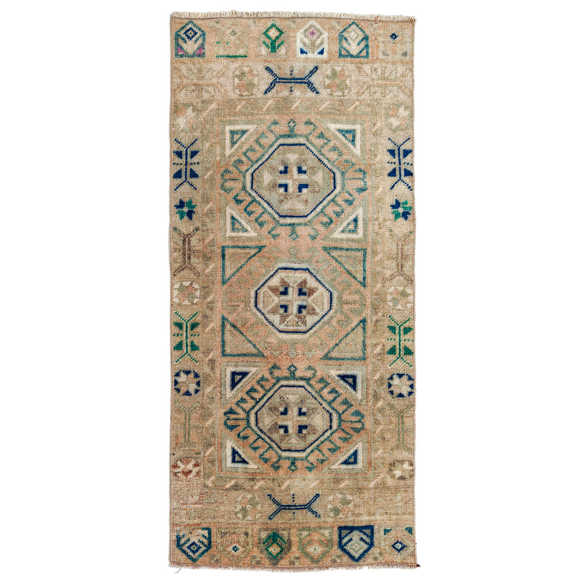 Z1069 Handwoven Vintage Rug 1’9 x 4