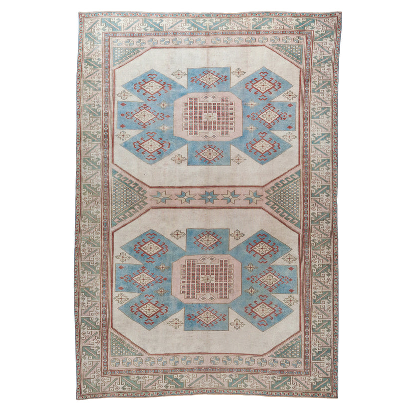Z1073 Handwoven Vintage Rug 6 x 8’9