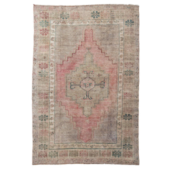 Z1074 Handwoven Vintage Rug 3'11 x 6’3