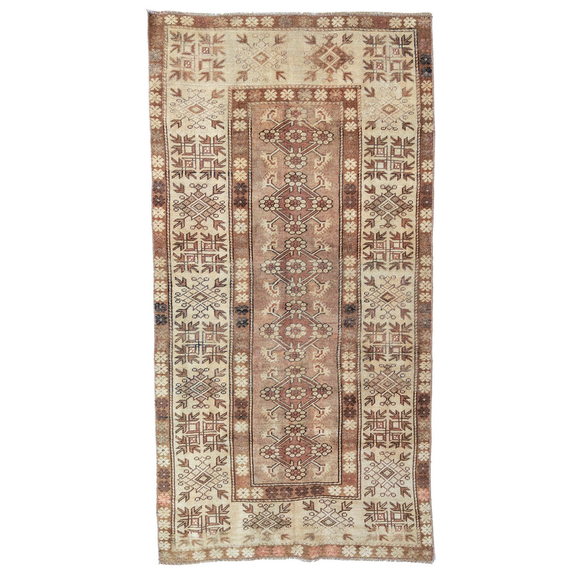 Z1075 Handwoven Vintage Rug 3’6 x 7