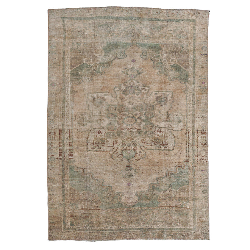 Z1076 Handwoven Vintage Rug 4’1 x 6