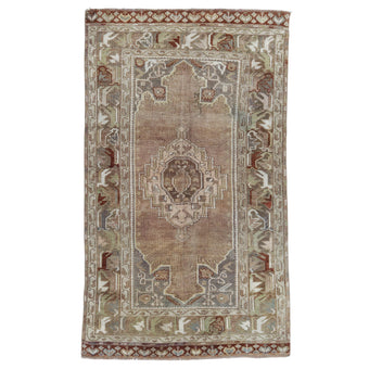 Z1078 Handwoven Vintage Rug 3'4 x 5’9