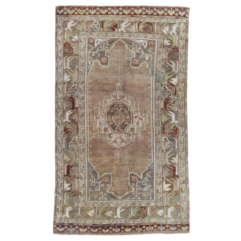 Z1078 Handwoven Vintage Rug 3'4 x 5’9