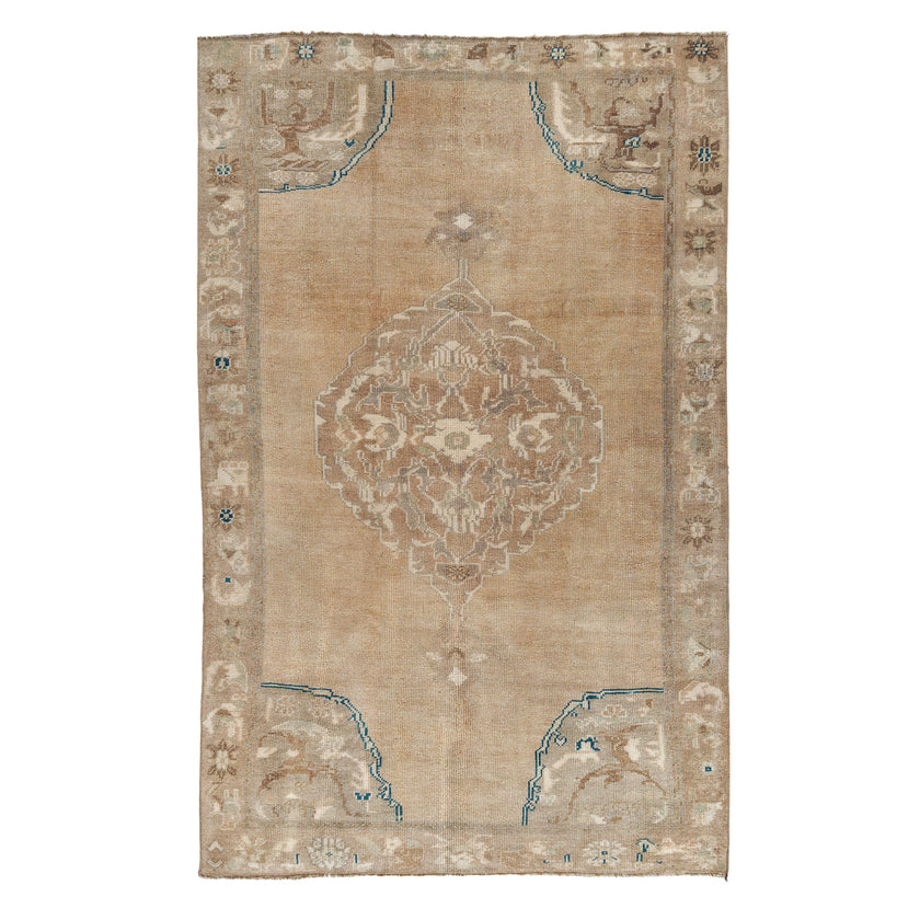 Z1085 Handwoven Vintage Rug 4’8 x 7’4