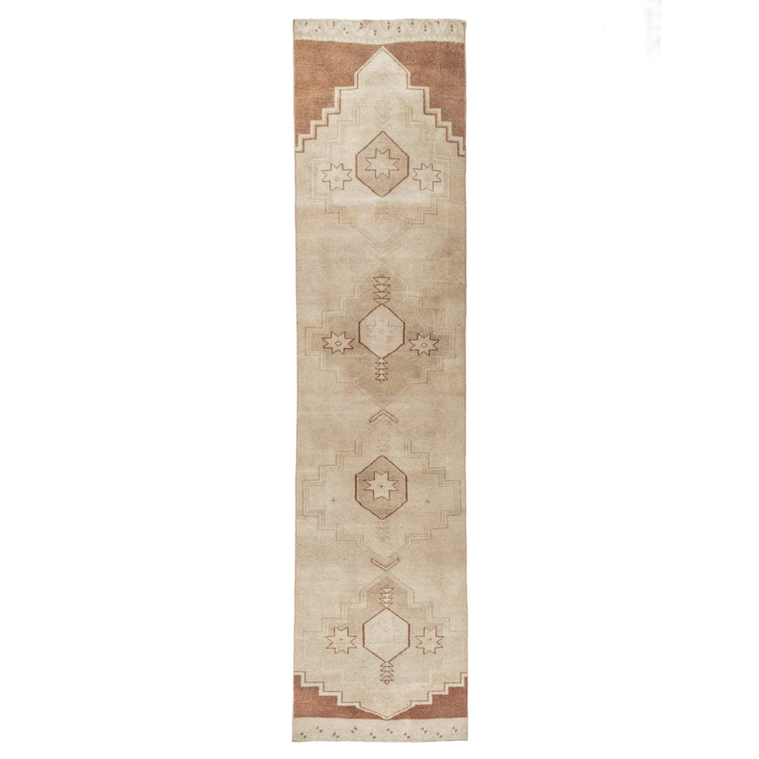 Z1092 Handwoven Vintage Rug 2’5 x 10’6