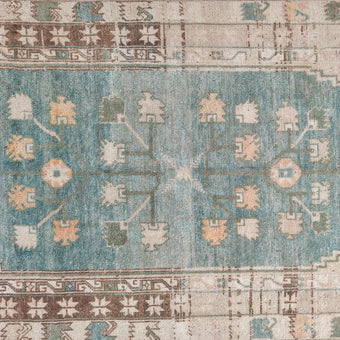 Z1095 Handwoven Vintage Rug 3’8 x 6’10