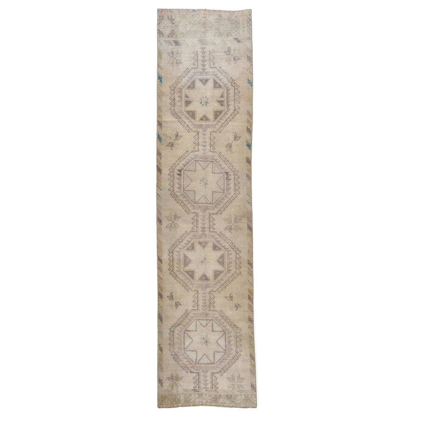 Z1099 Handwoven Vintage Rug 3’2 x 12’2