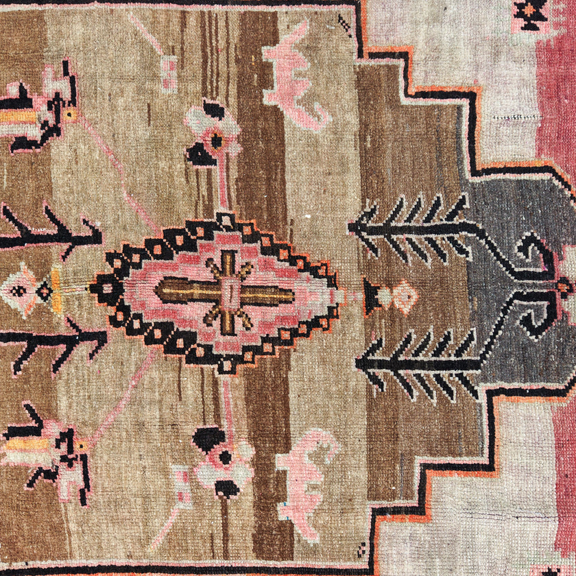 Z1103 Handwoven Vintage Rug 5'5 x 9'8