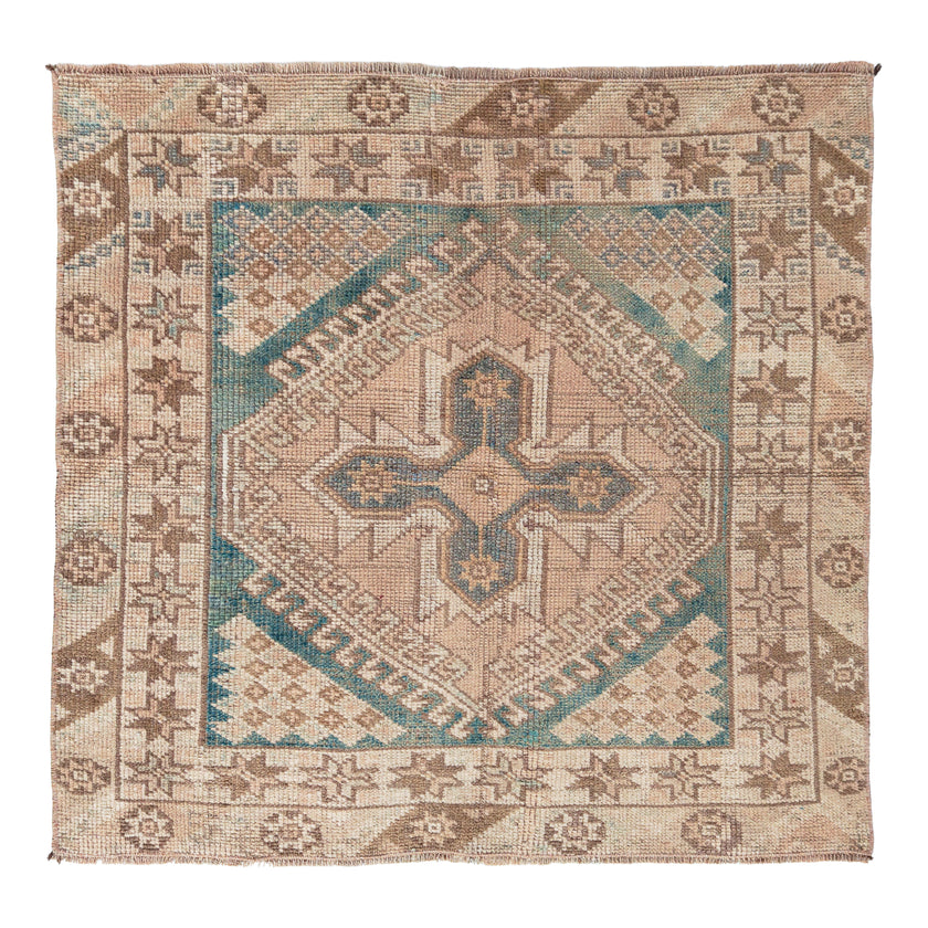 Z1116 Handwoven Vintage Rug 2’10 x 2’6