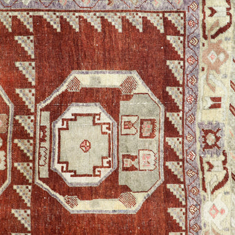 Z118 Handwoven Vintage Rug 3'4 x 8’11
