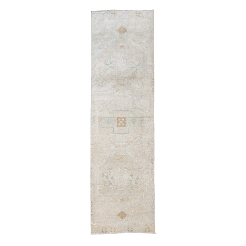 Z119 Handwoven Vintage Rug 2'10 x 9’8