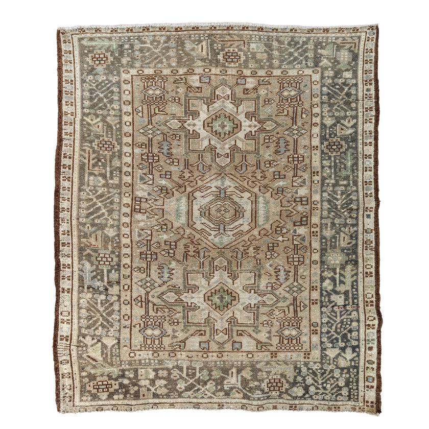 Z1200 Handwoven Vintage Rug 3’8 x 4’5