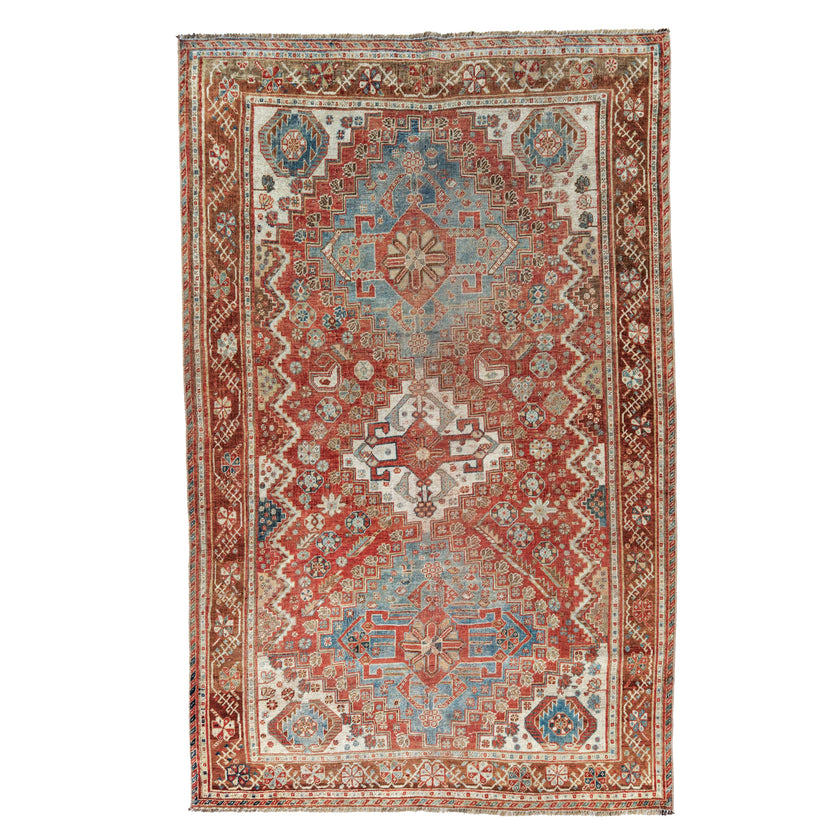 Z1202 Handwoven Vintage Rug 4 x 6’4