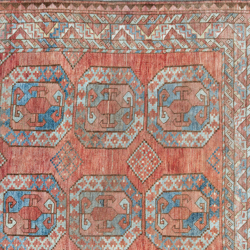 Z1206 Handwoven Vintage Rug 3'9 x 4’6
