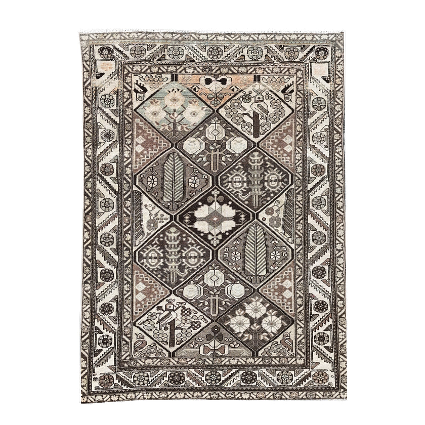 Z1208 Handwoven Vintage Rug 5'2 x 7’3