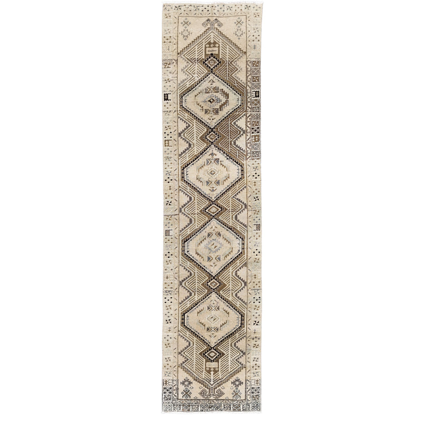 Z1209 Handwoven Vintage Rug 3 x 12’6