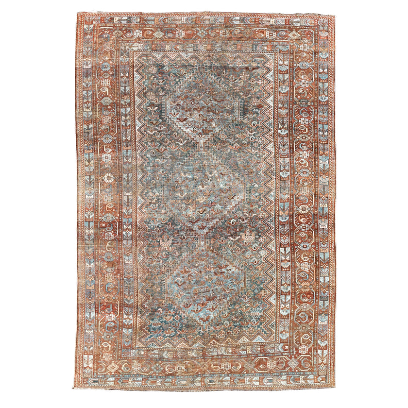 Z1210 Handwoven Vintage Rug 6 x 8’7