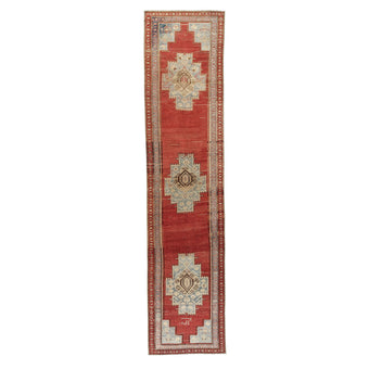 Z1211 Handwoven Vintage Rug 3 x 13’2