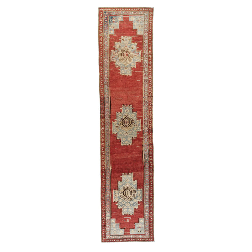 Z1211 Handwoven Vintage Rug 3 x 13’2