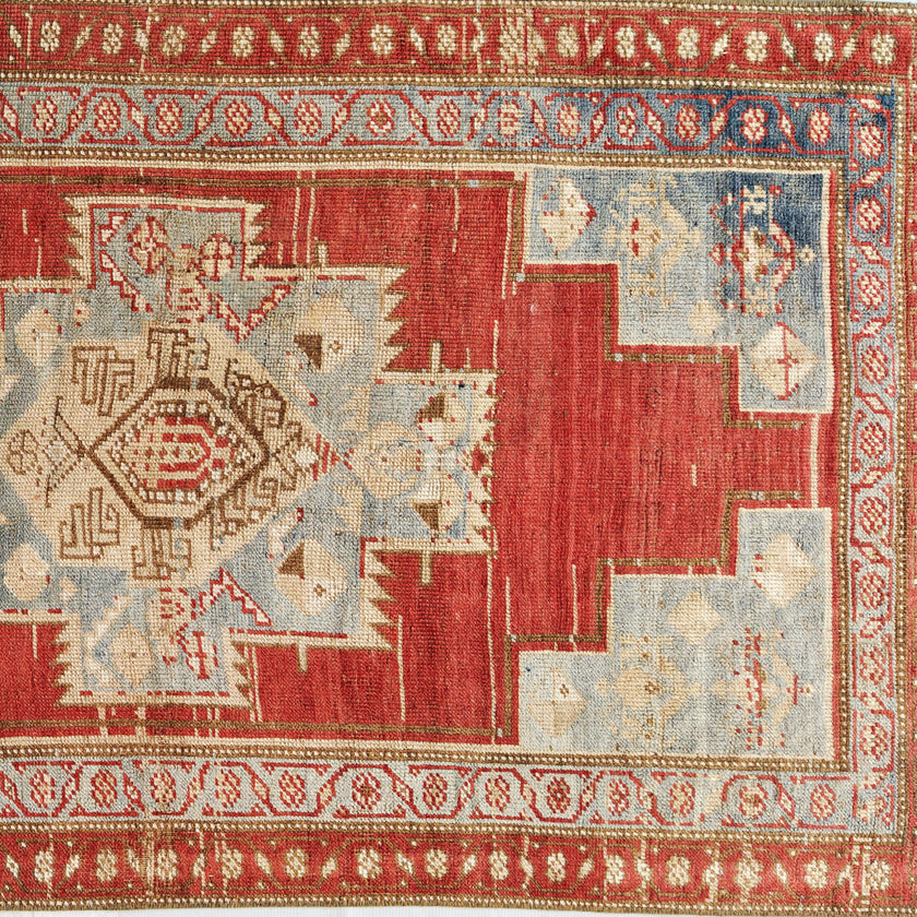Z1211 Handwoven Vintage Rug 3 x 13’2