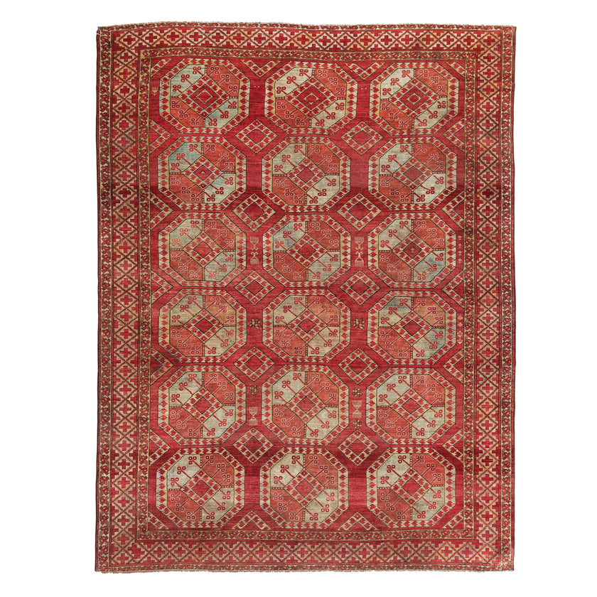 Z1212 Handwoven Vintage Rug 7 x 9’5