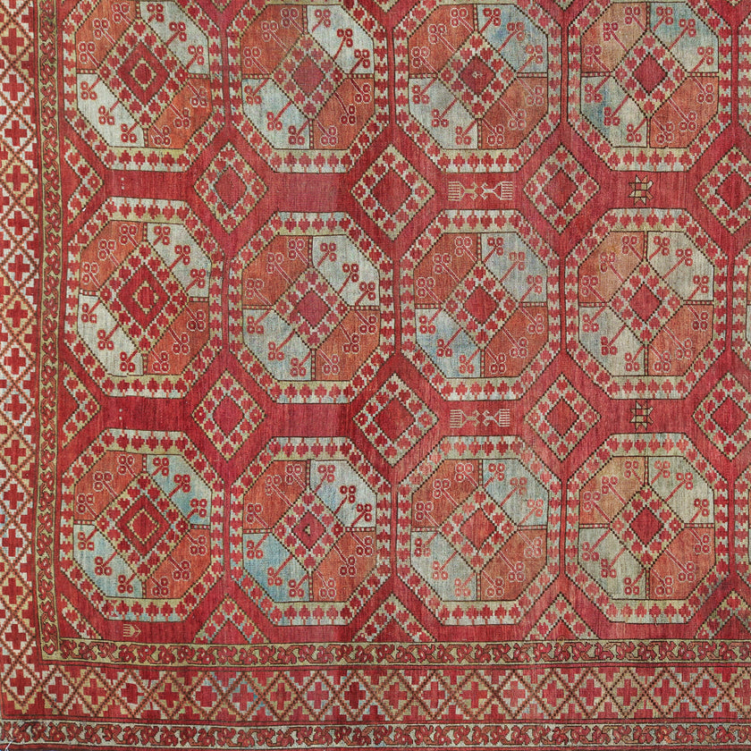 Z1212 Handwoven Vintage Rug 7 x 9’5