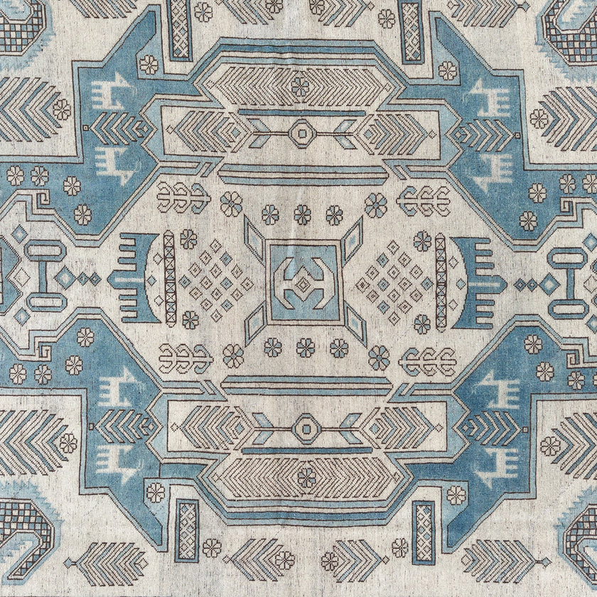 Z1217 Handwoven Vintage Rug 7'2 x 9
