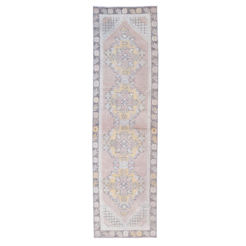 Z127 Handwoven Vintage Rug 2'10 x 9’9