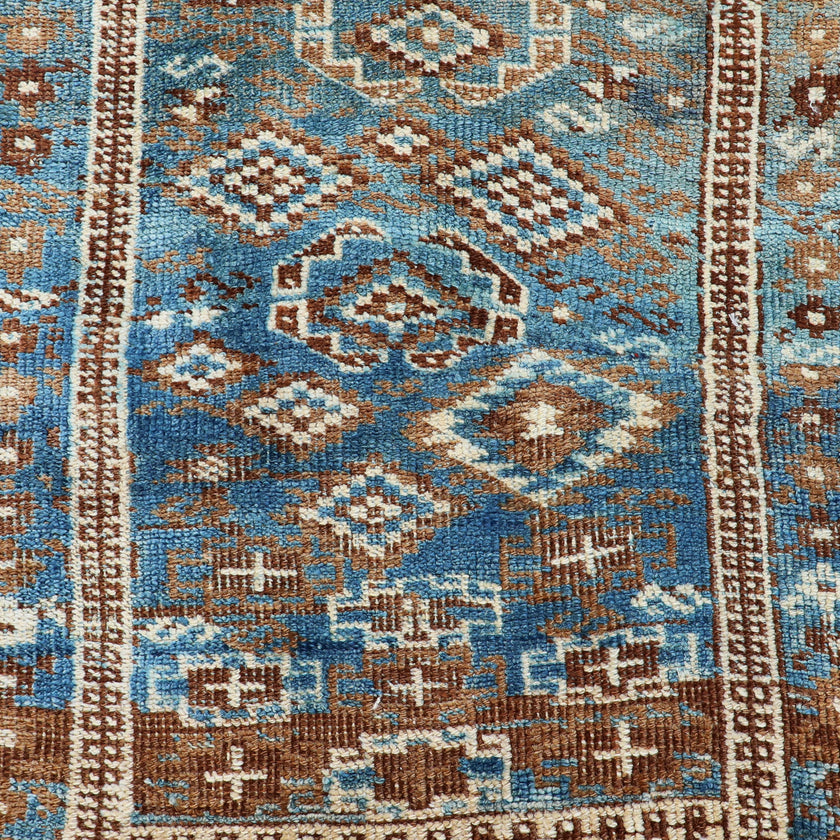 Z130 Handwoven Vintage Rug 2'3x6’8