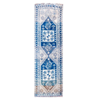 Z134 Handwoven Vintage Rug 2'8x8’7