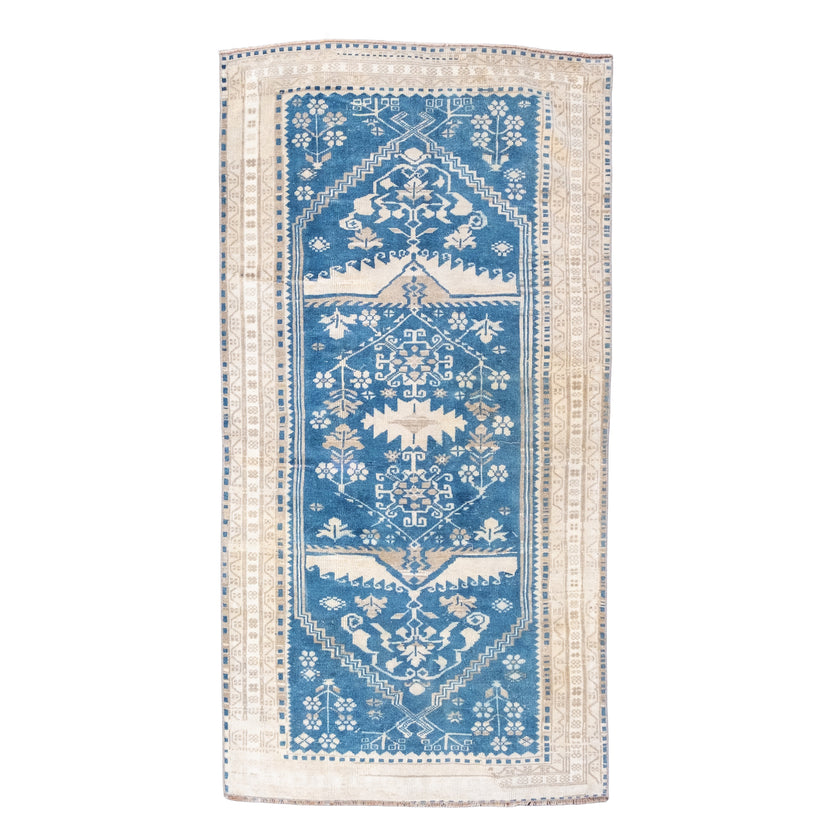 Z147 Handwoven Vintage Rug 3'6 x 6’9