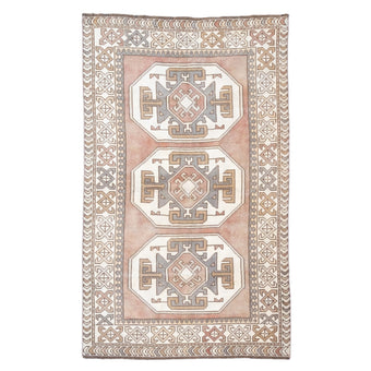 Z158 Handwoven Vintage Rug 4’1x6’9