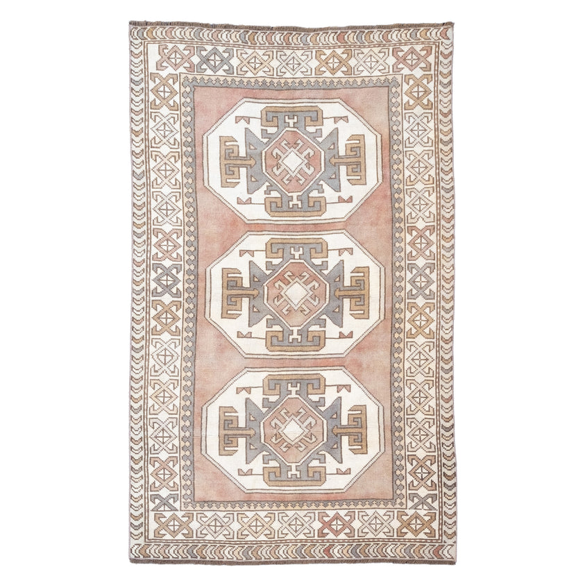 Z158 Handwoven Vintage Rug 4’1x6’9