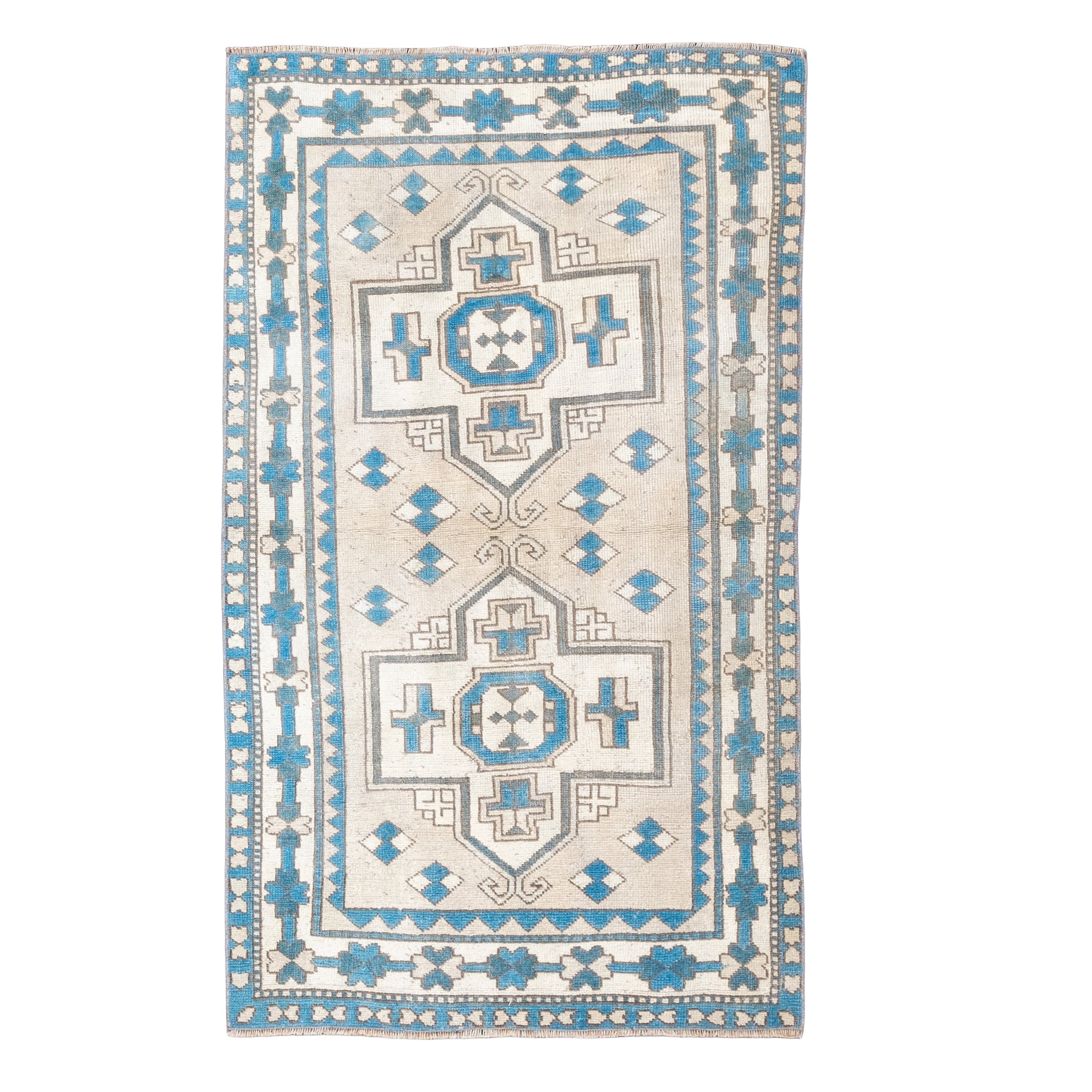 Z163 Handwoven Vintage Rug 3'11 x 6'7 – Zuma Imports