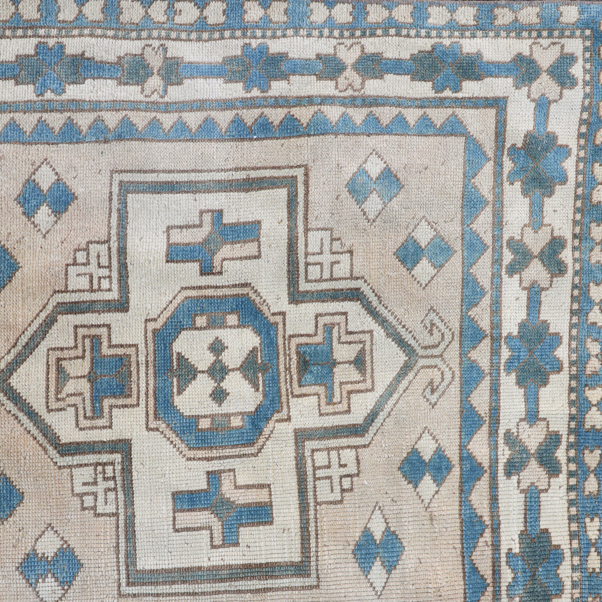 【60's Vintage rug】183×118cm　トルクメン族　アリホジャ Z163 Handwoven Vintage Rug 3'11 x 6'7 – Zuma Imports