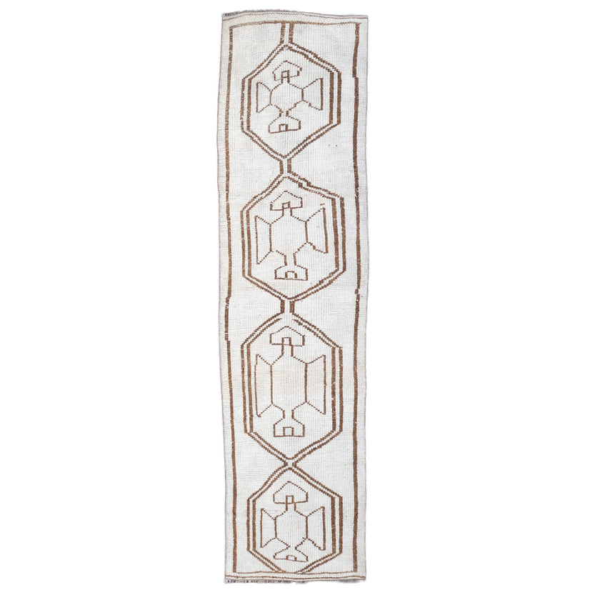 Z165 Handwoven Vintage Rug 2'10 x 10’6