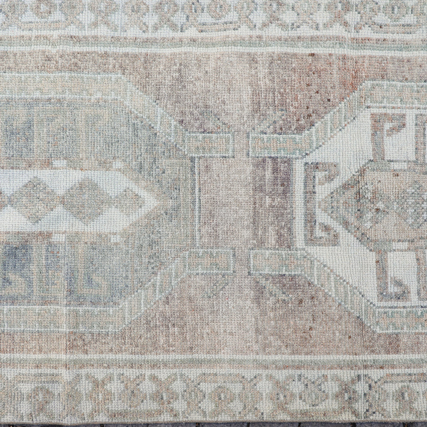 Z166 Handwoven Vintage Rug 3’7x10’2