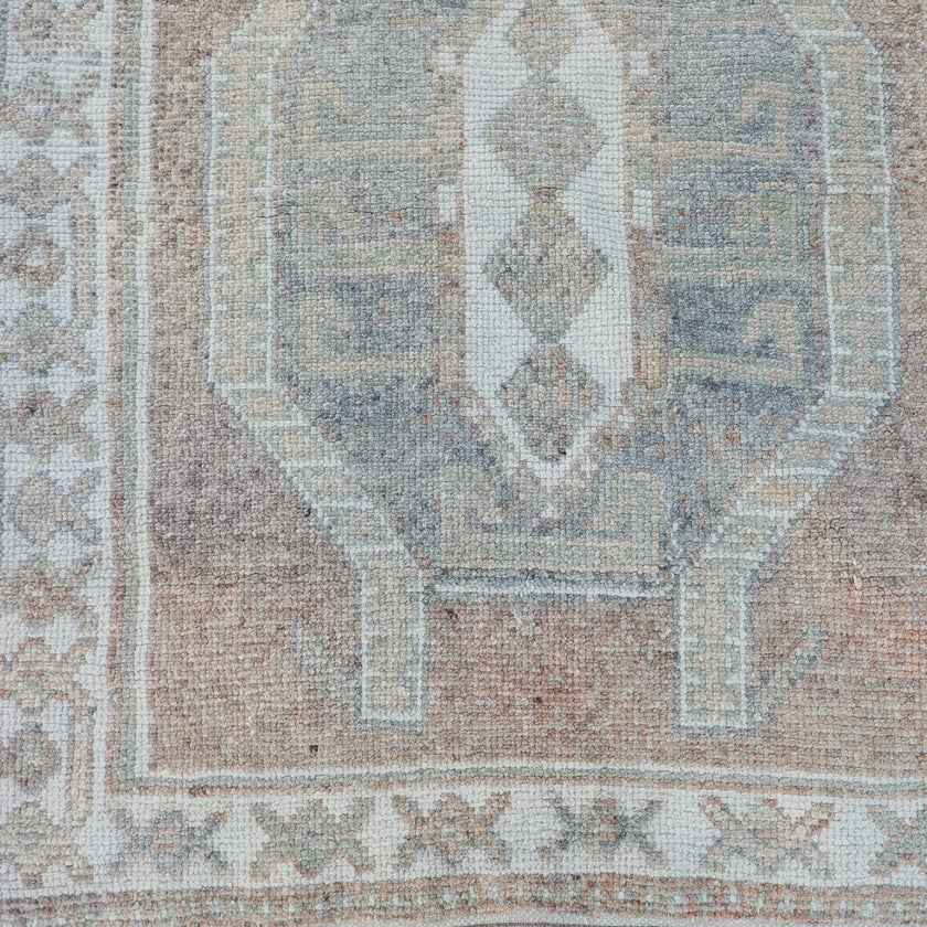 Z166 Handwoven Vintage Rug 3’7x10’2