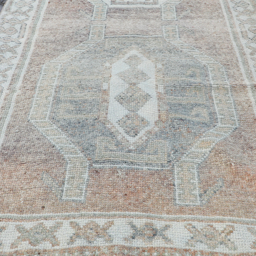 Z166 Handwoven Vintage Rug 3’7x10’2