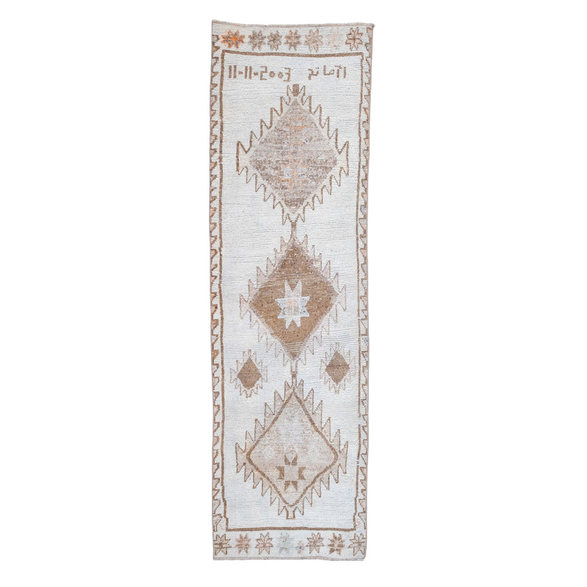 Z167 Handwoven Vintage Rug 3'1 x 10’4