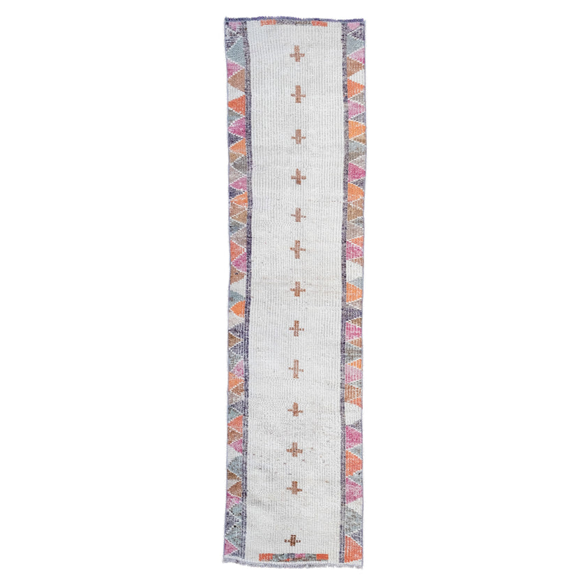 Z174 Handwoven Vintage Rug 2’7 x 9’9