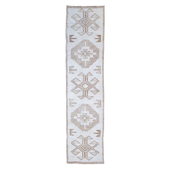 Z176 Handwoven Vintage Rug 2'11 x 11’11