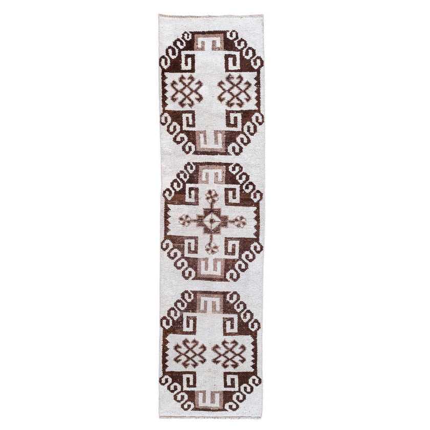 Z179 Handwoven Vintage Rug 2'10 x 10’7