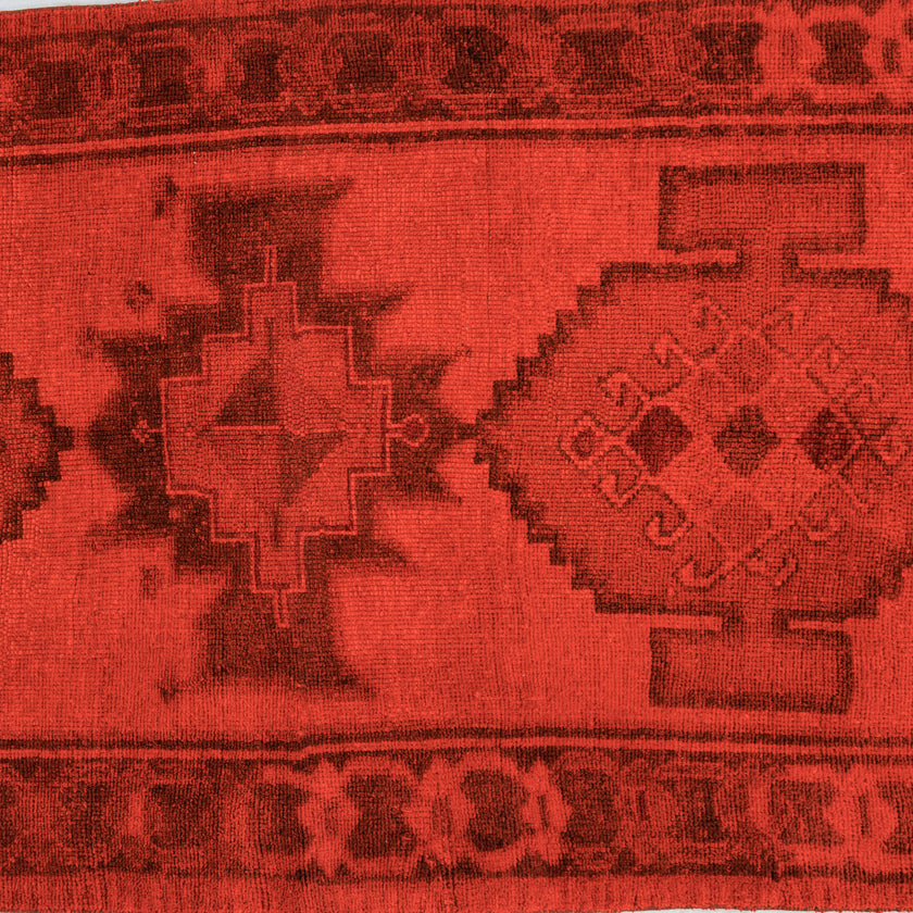 Z181 Handwoven Vintage Rug 4'2 x 11’7