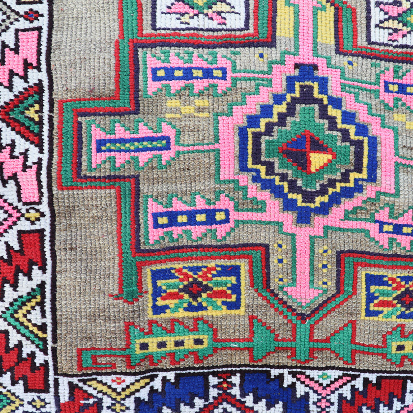 Z182 Handwoven Vintage Rug 2’8 x 10'3