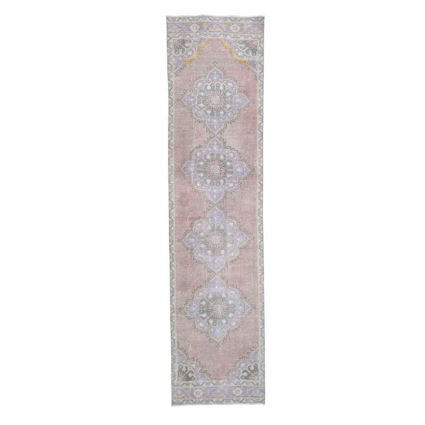 Z84 Handwoven Vintage Rug 3'2 x 12’11