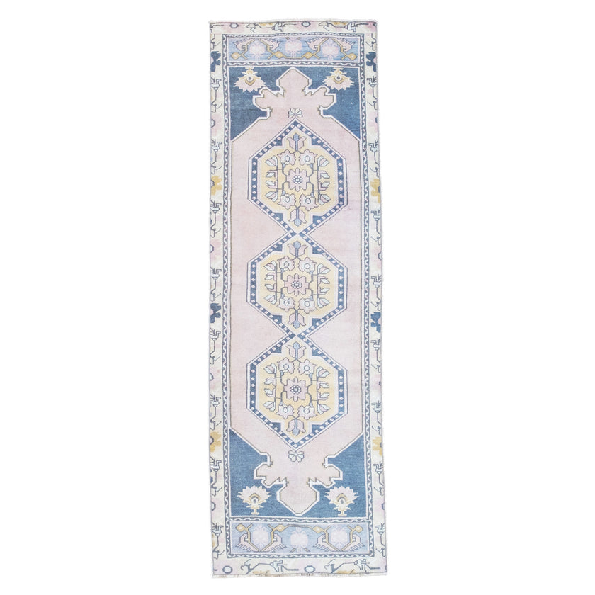 Z185 Handwoven Vintage Rug 2'9 x 9’1