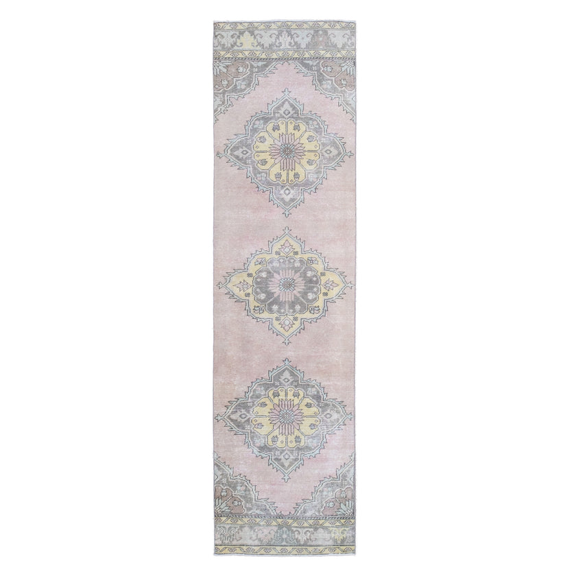 Z189 Handwoven Vintage Rug 2'11 x 10’8