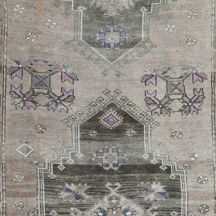 Z201 Handwoven Vintage Rug 3'2 x 12’3